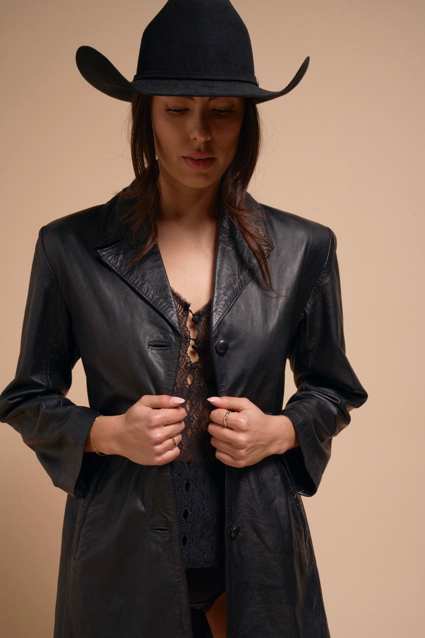 City Mini Leather Trench